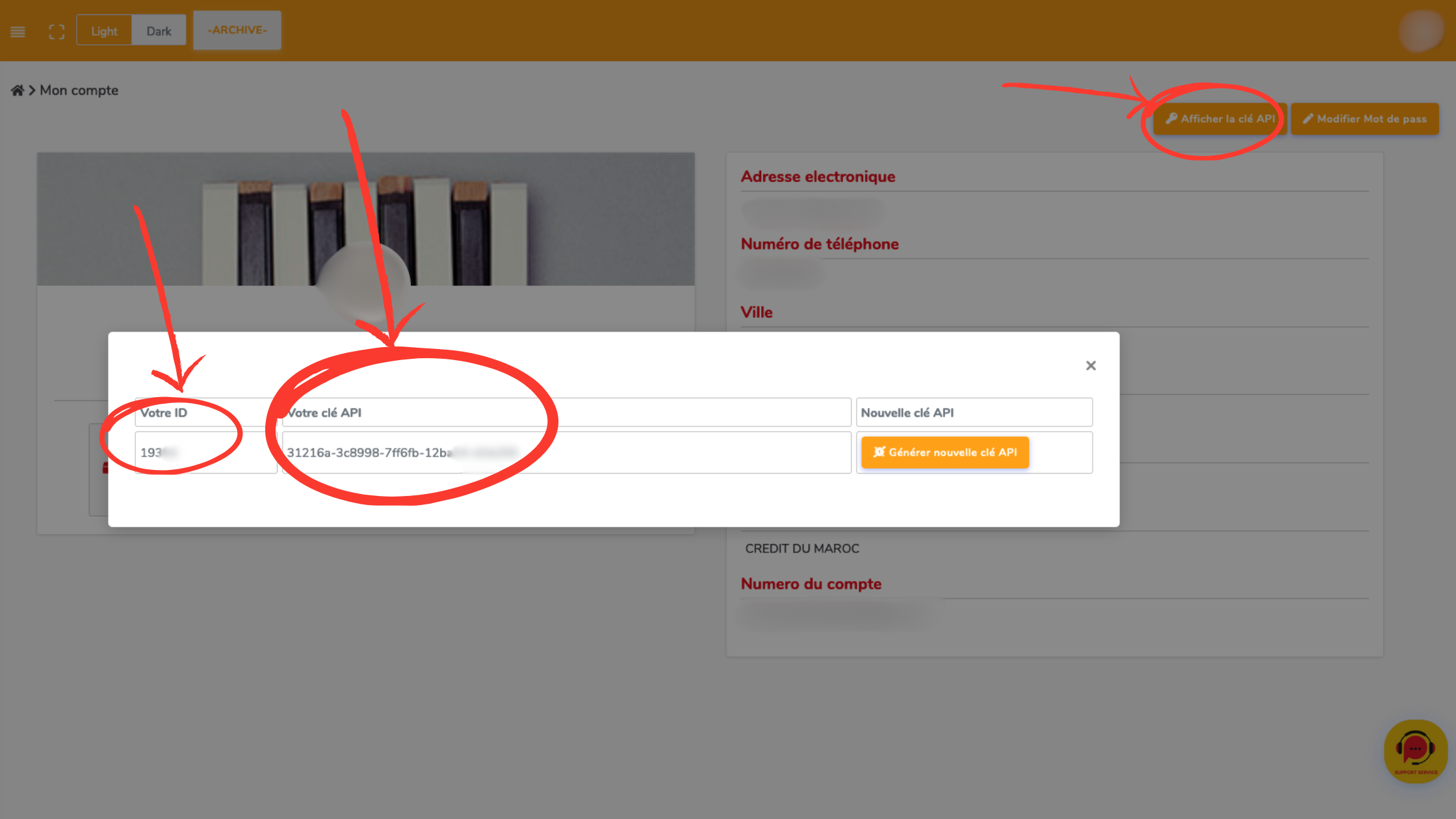 Ozone Express API KEY